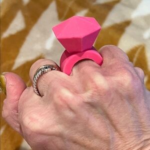 One James Burke Pink Jumbo Diamond Ring Pop